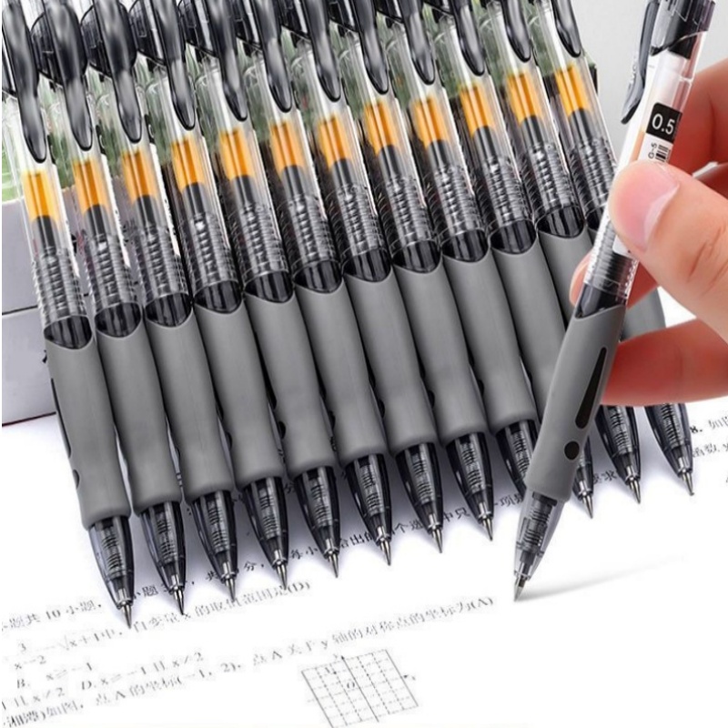 Supply Of Office Stationery - 13/30pcs Retractable Gel Pens Set Black/Red/Blue