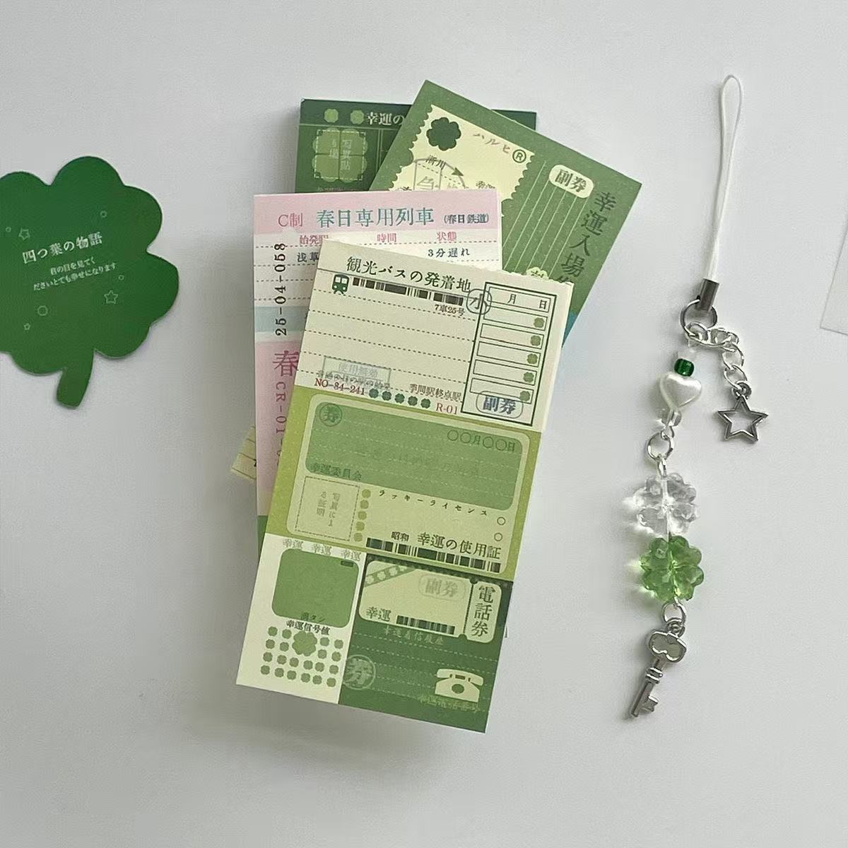 40PC Cute Four-leaf Clover Jap - огляд і ціна Graph Paper Pad